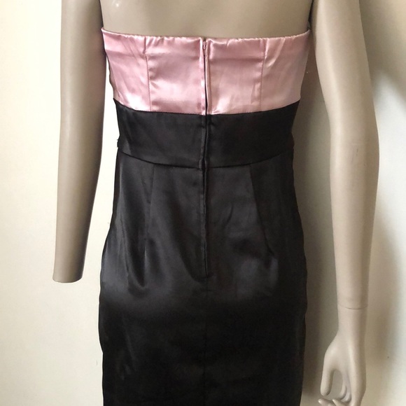 🚨 Mean Girls Dress Alert🚨 pink&black satin dress - Picture 6 of 7